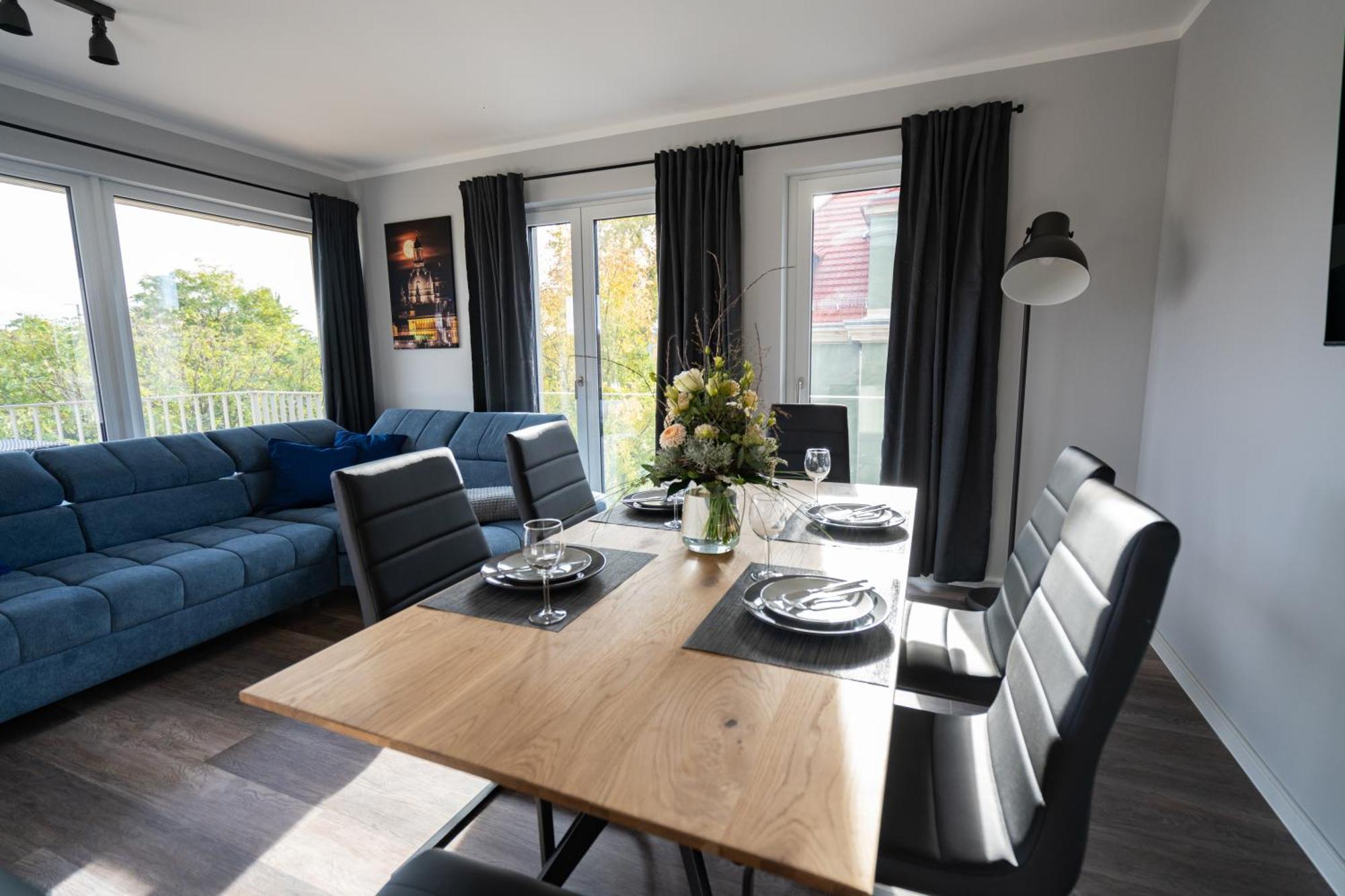 Cozy City Dream Apartment Mit Terrasse Und Parkplatz - 90M² เดรสเดน ภายนอก รูปภาพ